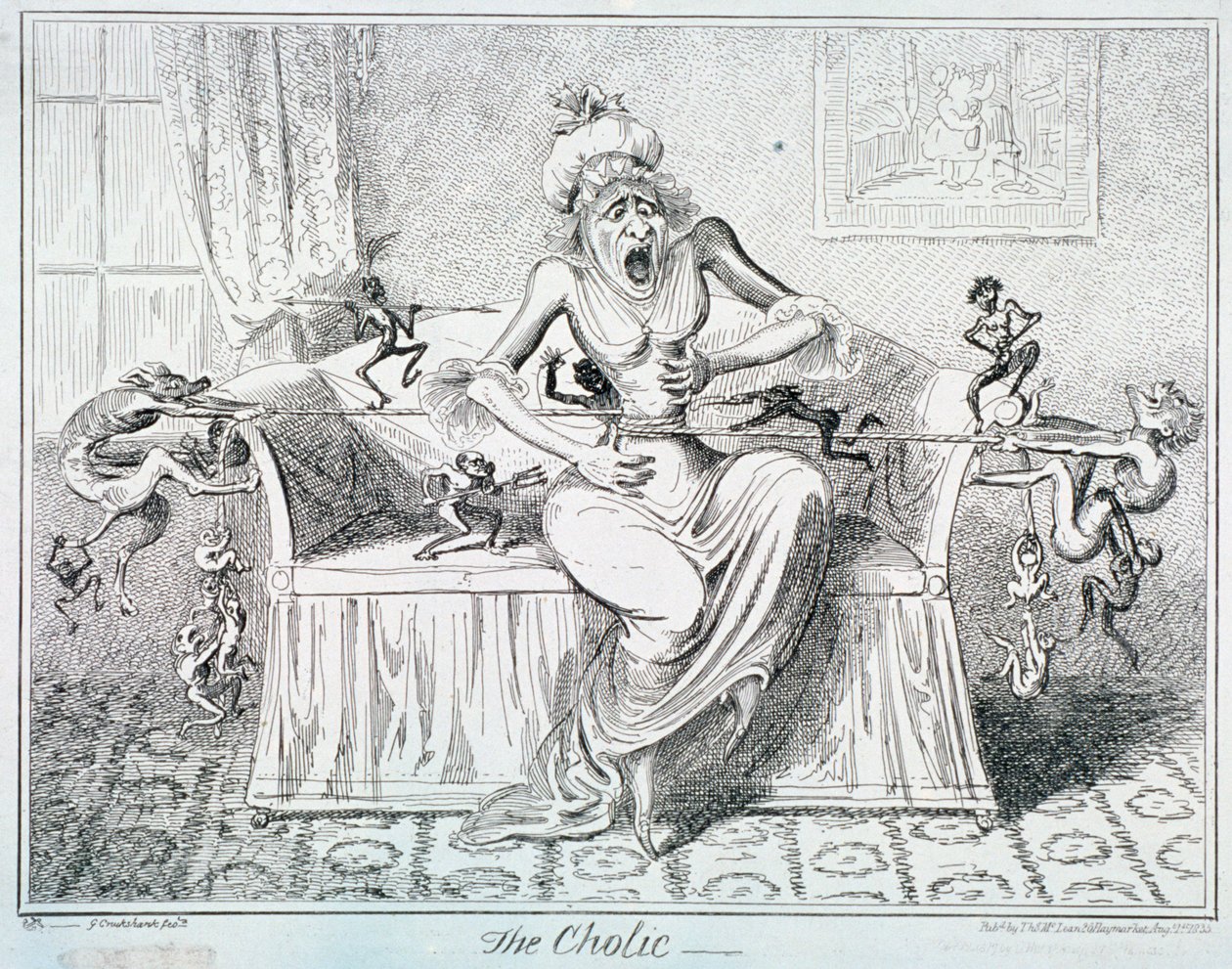 De Koliek door George Cruikshank