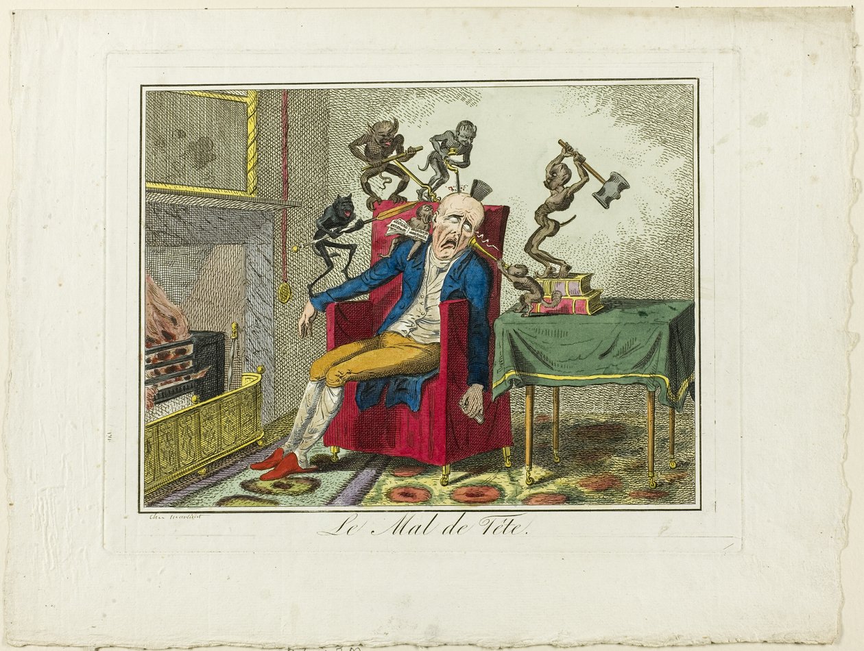 De hoofdpijn door George Cruikshank
