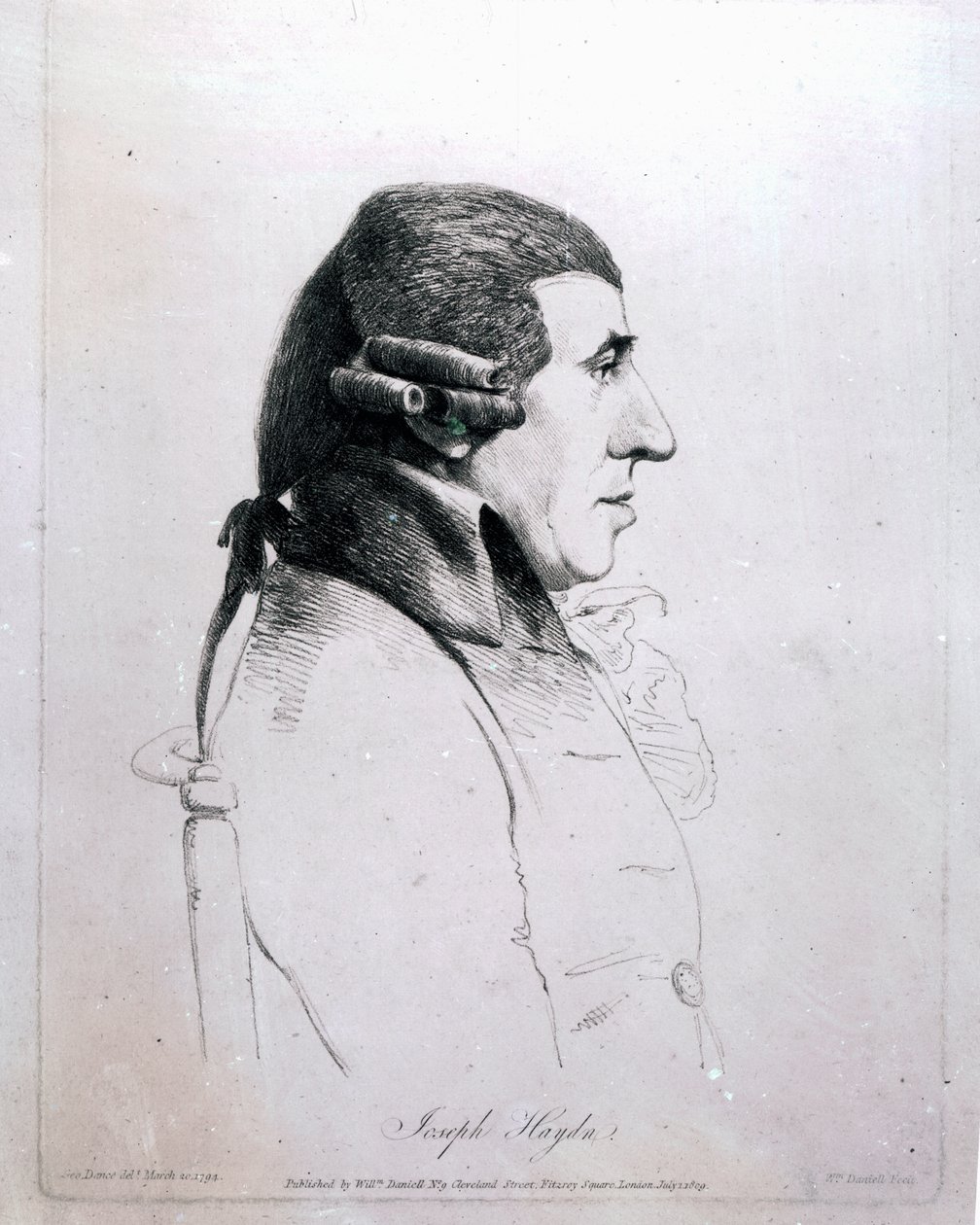 Franz Joseph Haydn, 1809 door George Dance