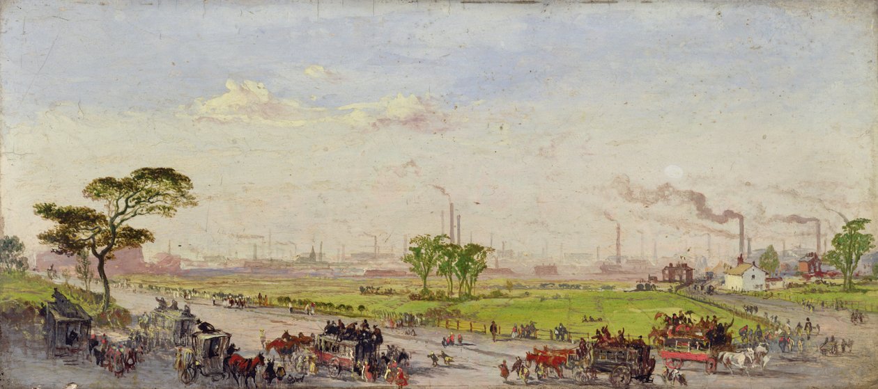 Manchester vanuit Belle Vue door George Danson