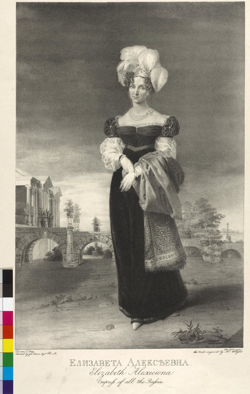 Luisa Marie Auguste von Baden door George Dawe