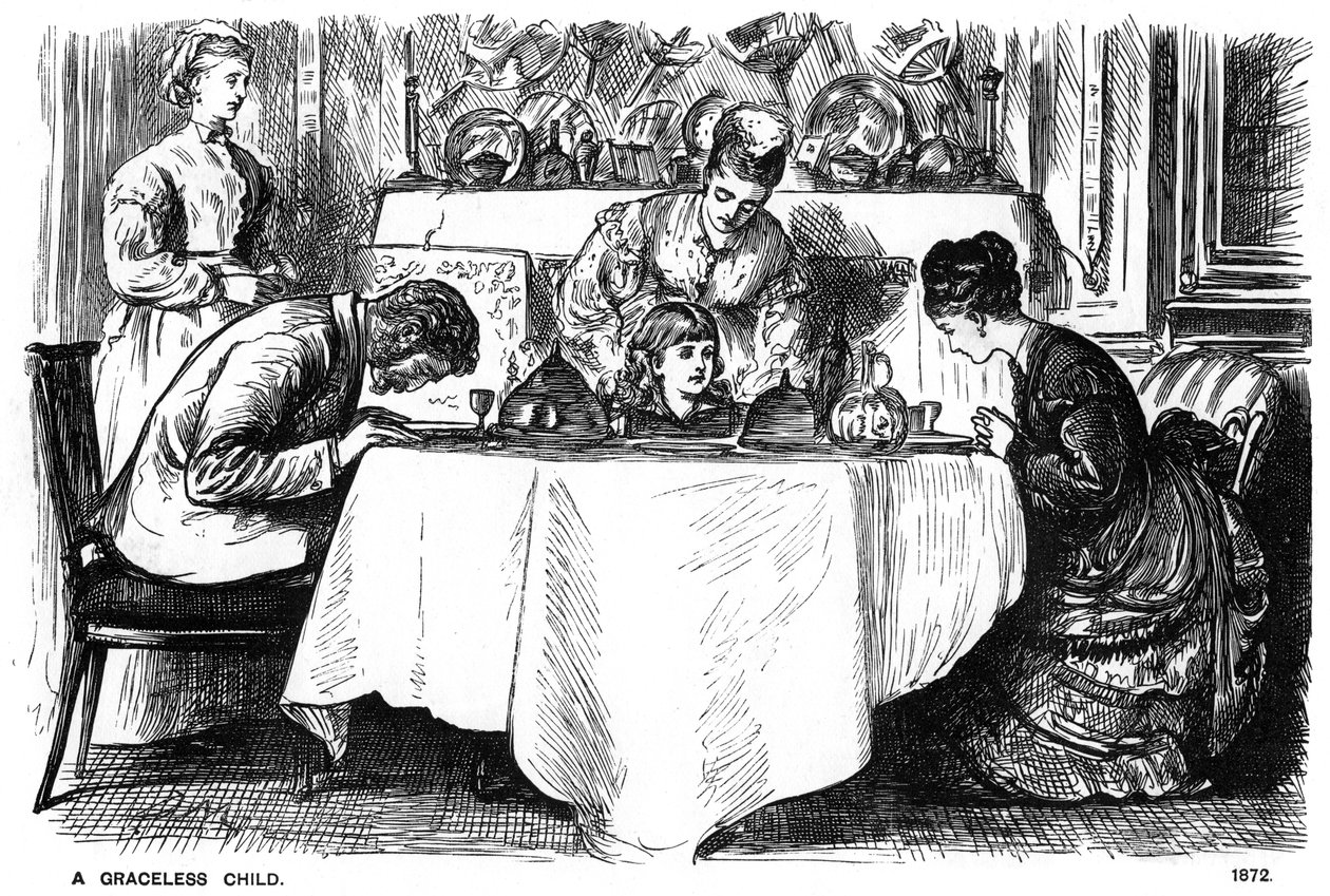 Een genadeloos kind, 1872 door George du Maurier