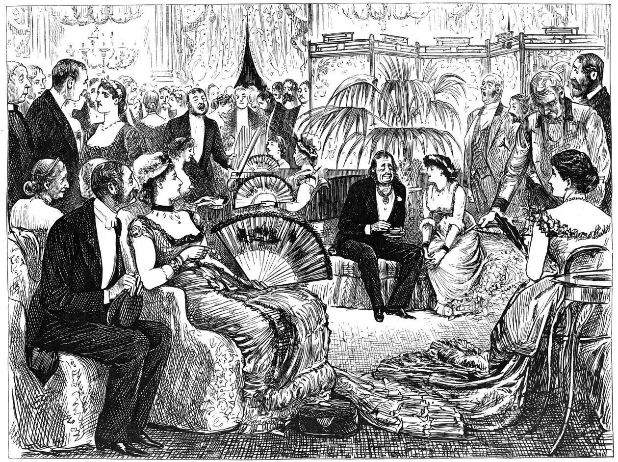 Indirect bewijs, 1879 door George du Maurier