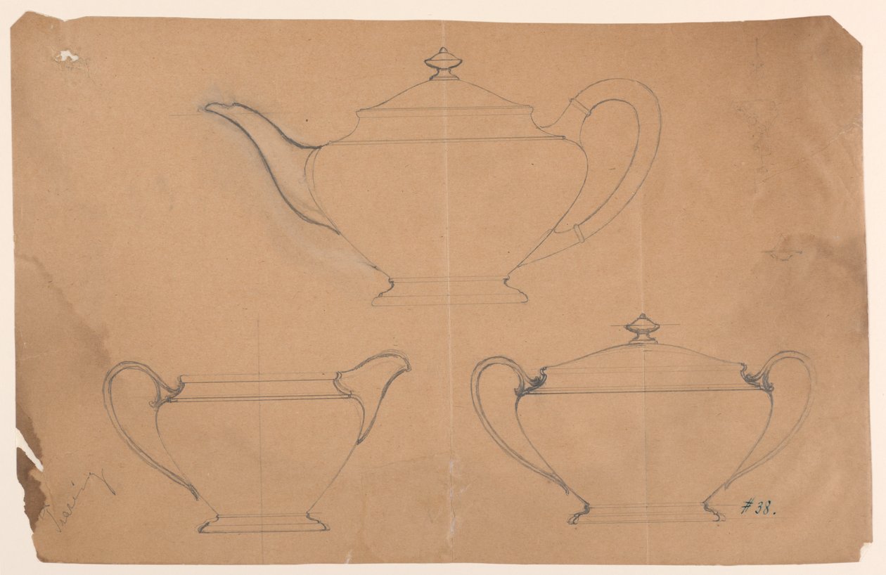 Tekening door George E Germer