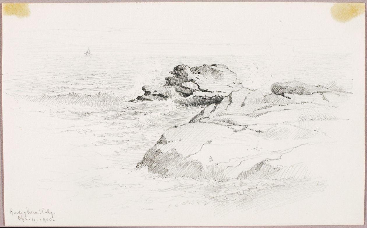 Bordighera, Italië door George Elbert Burr