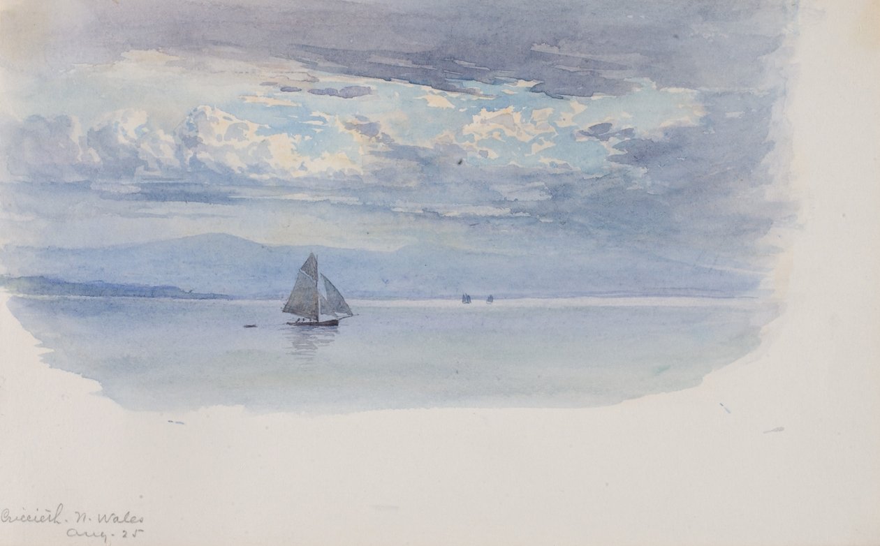Criccieth, Noord-Wales door George Elbert Burr