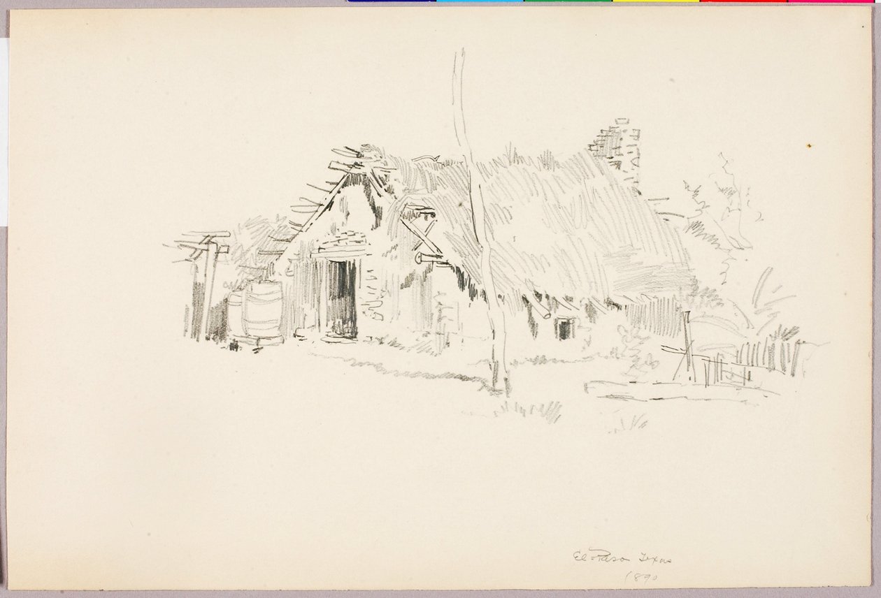 El Paso, Texas door George Elbert Burr