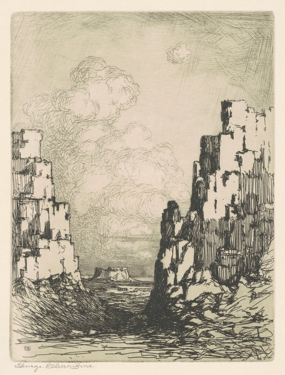 De Kleine Canyon door George Elbert Burr