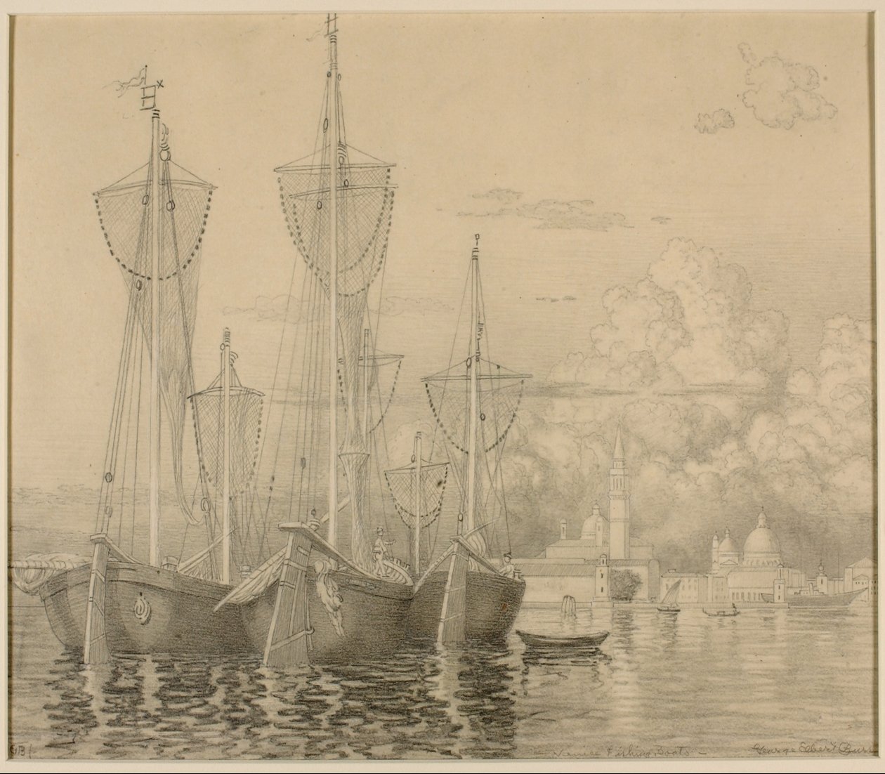 Visboten Venetië door George Elbert Burr