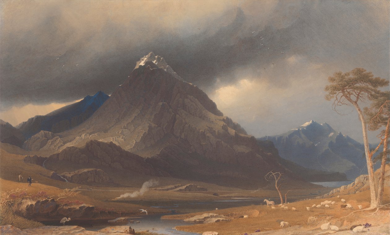 Tryfan, Carnarvonshire door George Fennell Robson