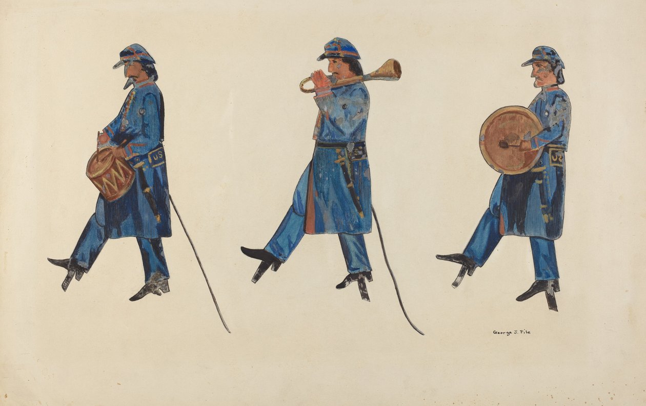 Soldaten van de burgeroorlog door George File