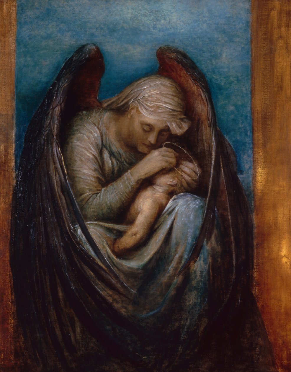 De Dood Kroont Onschuld door George Frederic Watts