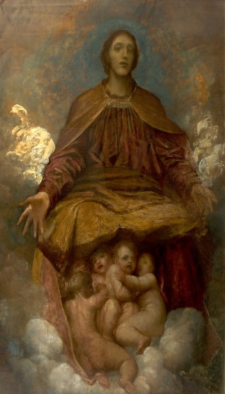 De geest van het christendom, 1872-75 door George Frederick Watts
