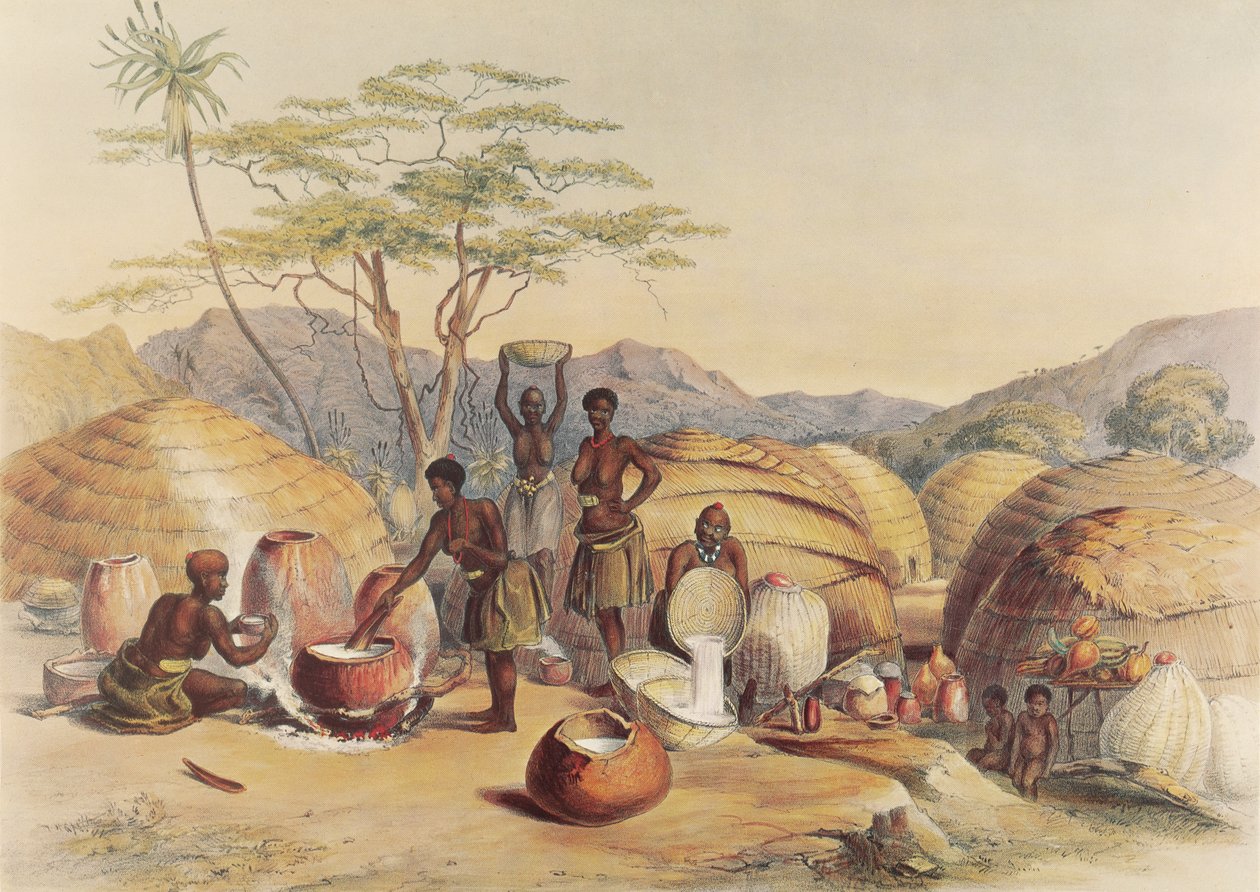 Zulu-vrouwen brouwen 