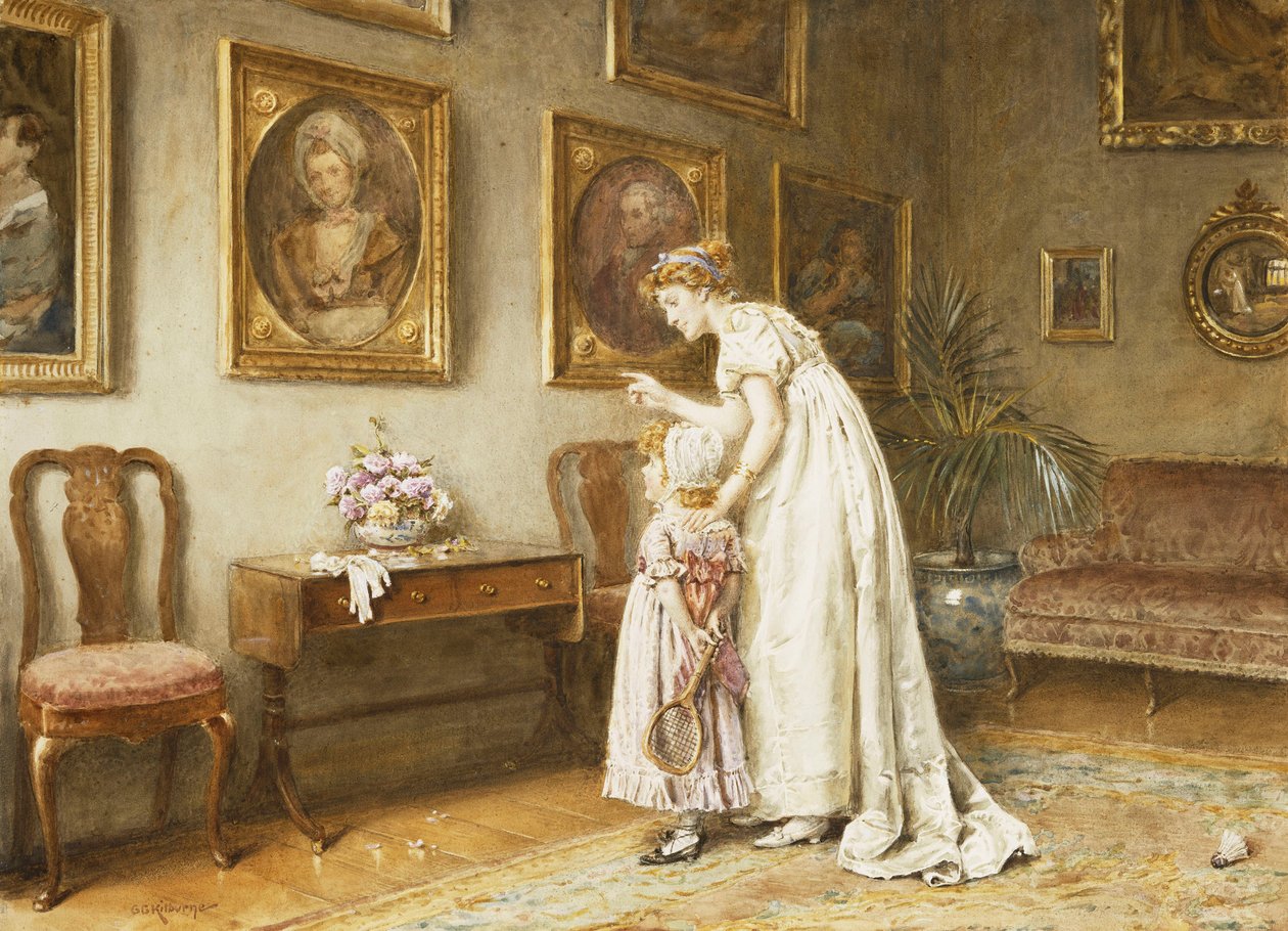 Een Kleine Familiegeschiedenis door George Goodwin Kilburne