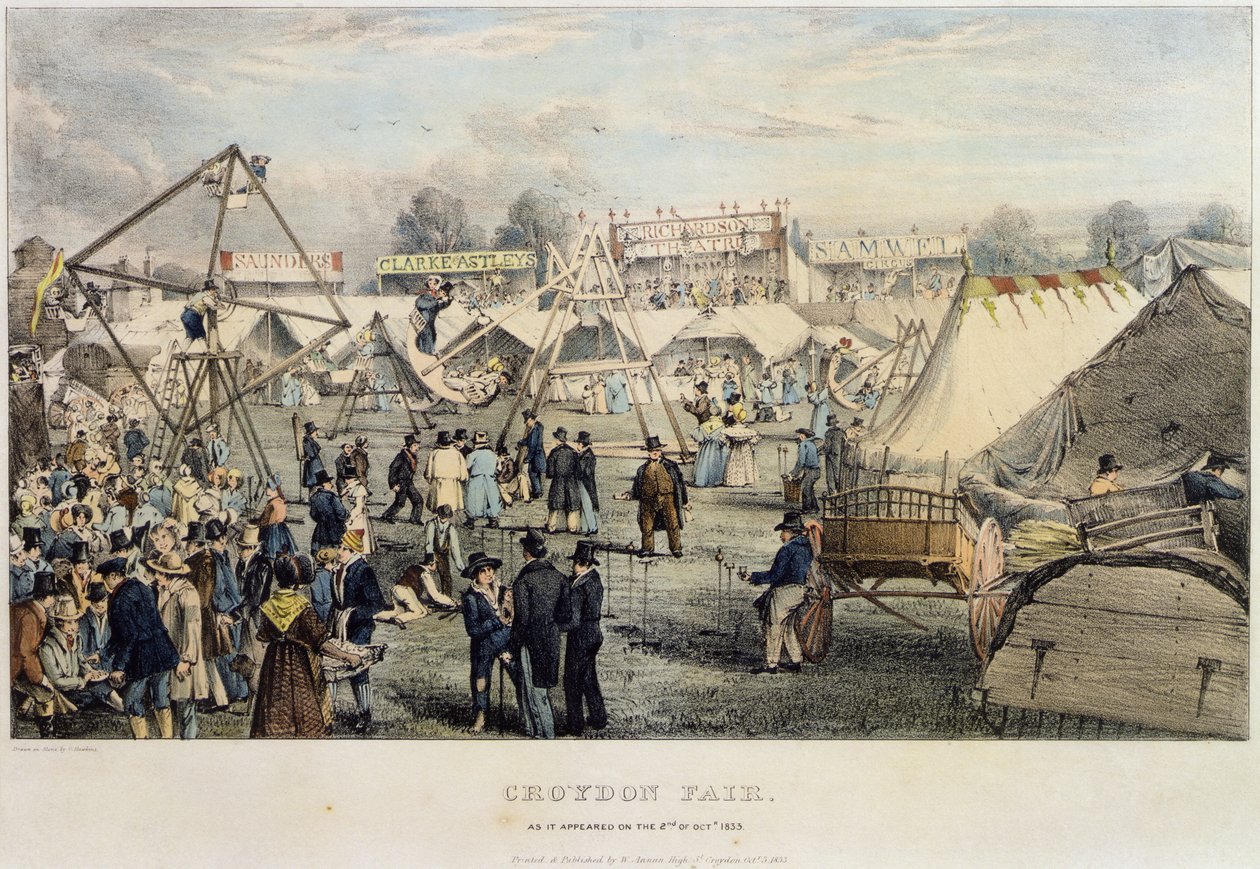 Croydon Kermis, 1833 door George Hawkins