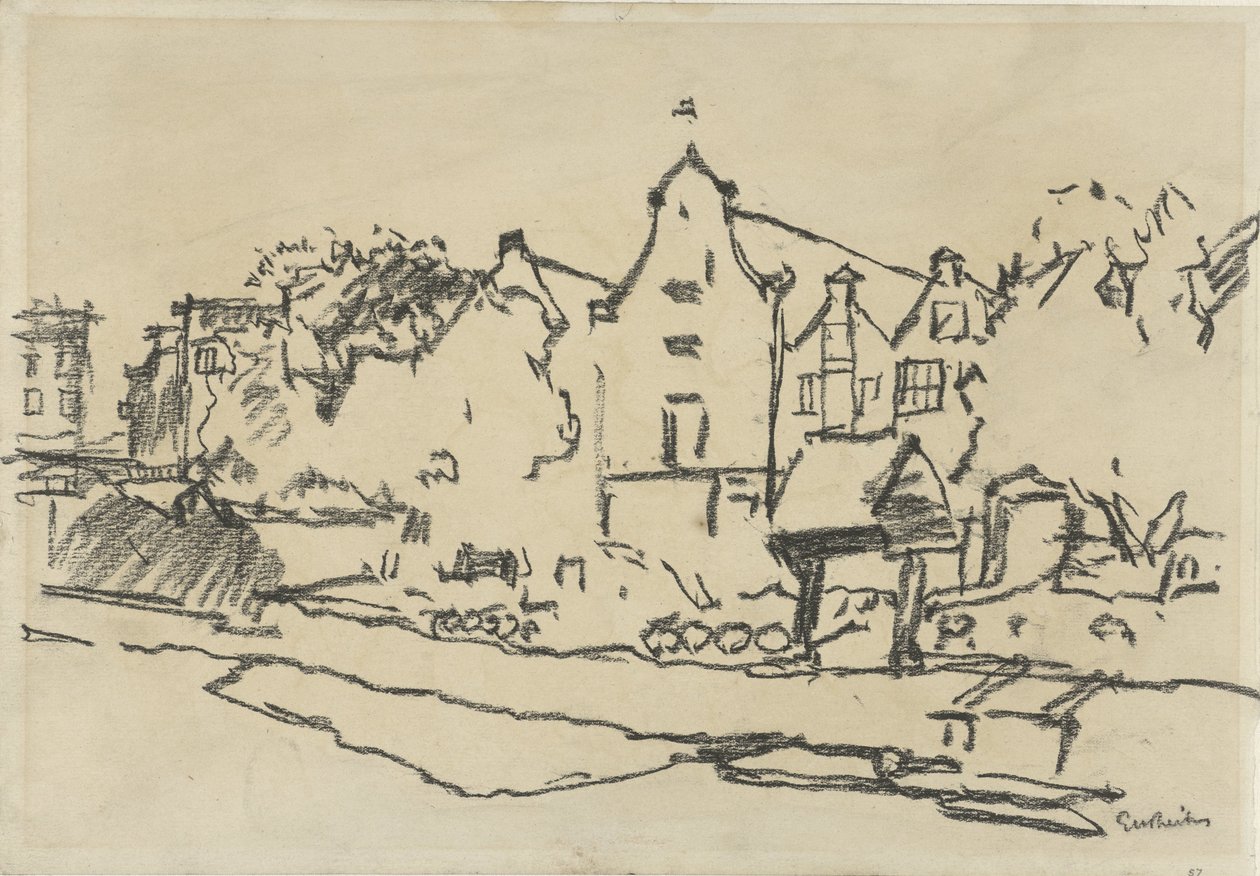De Teertuinen door George Hendrik Breitner
