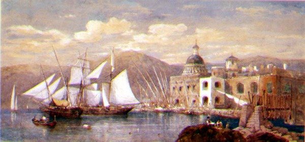 Adriatische Kust door George Henry Andrews