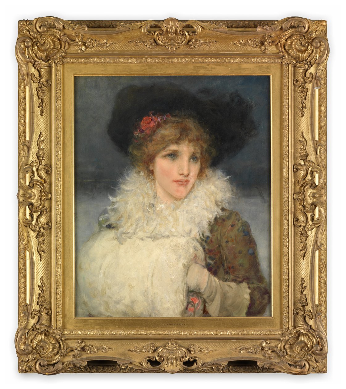 Vrouw, halve lengte door George Henry Boughton
