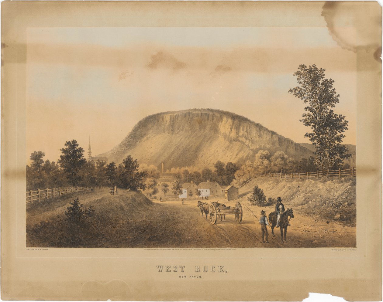 West Rock, New Haven door George Henry Durrie