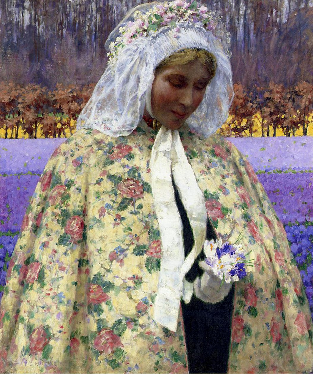 Pasen, een bruid in Brabant, c.1904 door George Hitchcock