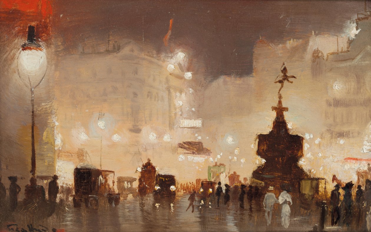 Piccadilly Circus door George Hyde Pownall