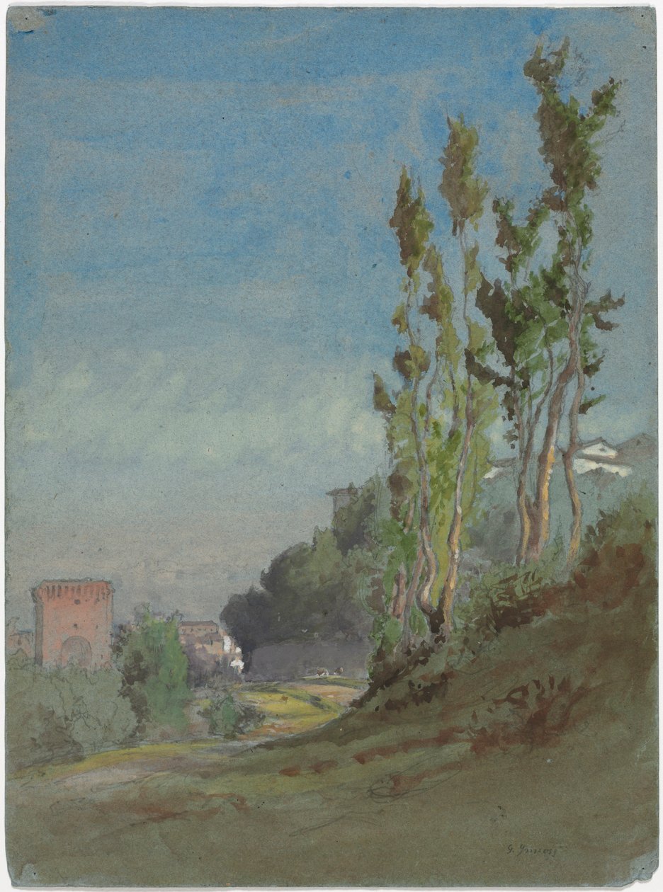 Albano, Italië door George Inness