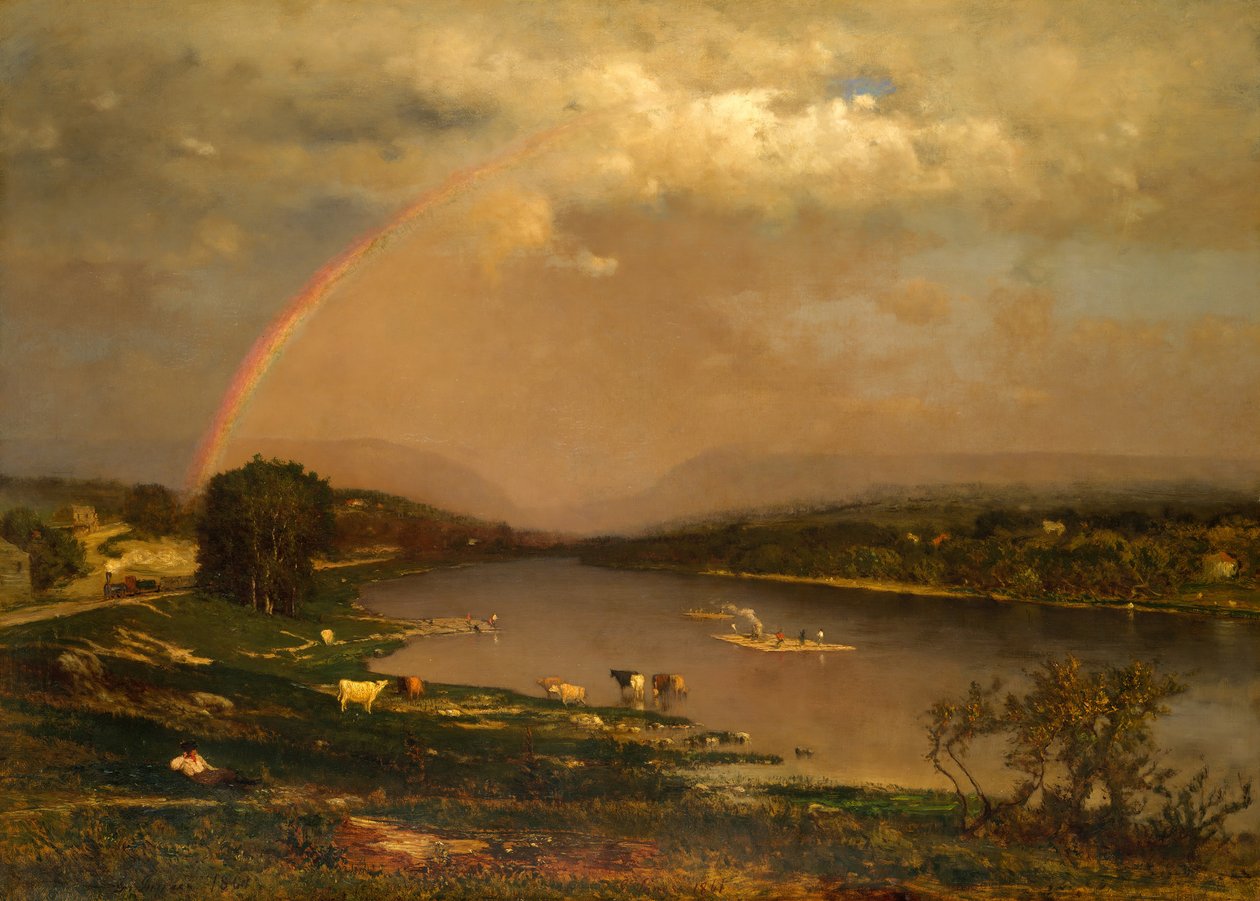 Delaware Water Gap door George Inness