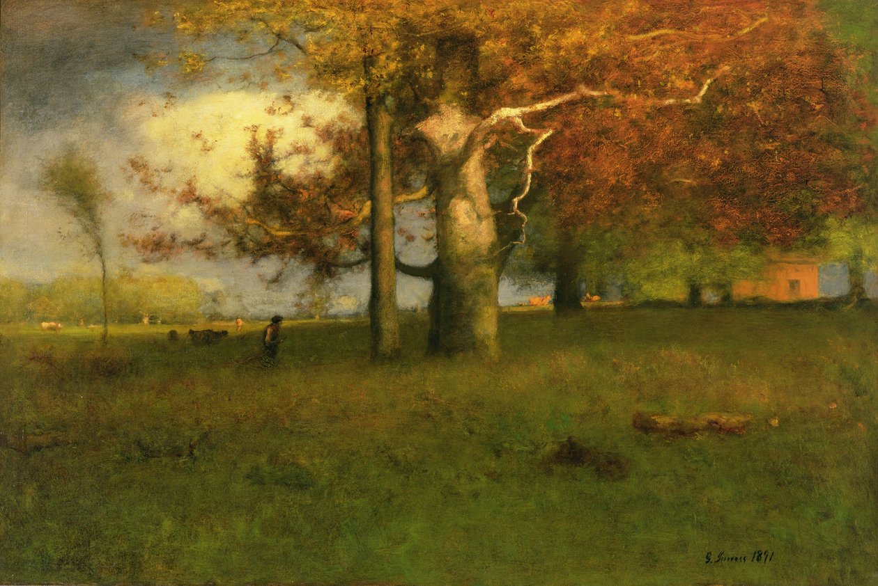 Vroege herfst, Montclair door George Inness