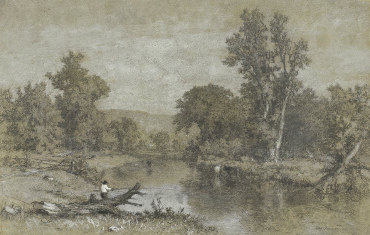 Milton, New York door George Inness
