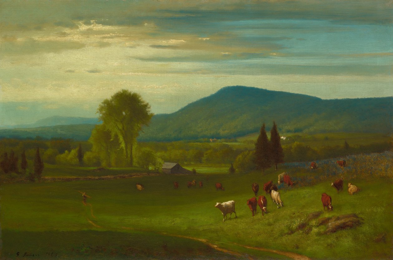Zomer in de Catskills door George Inness