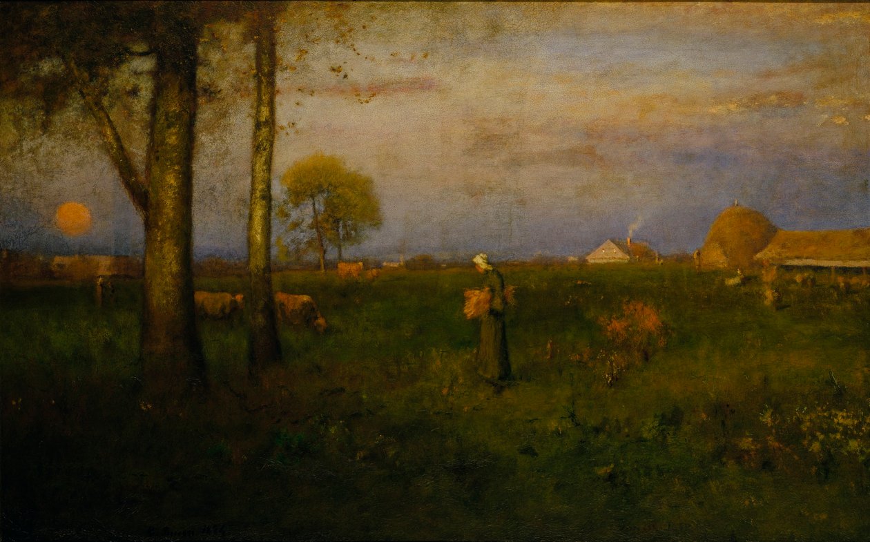 Zonsondergang door George Inness