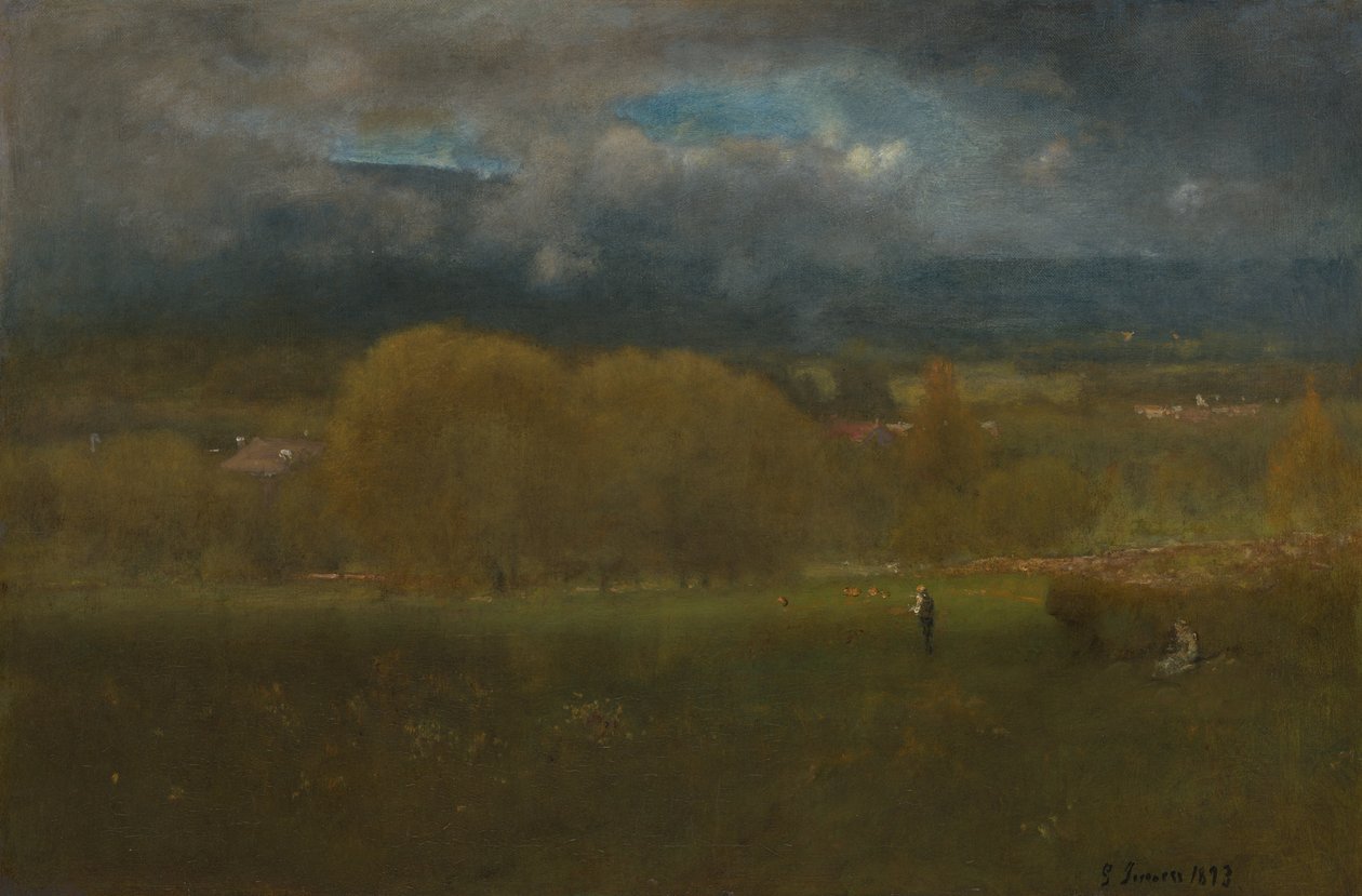 Zonovergoten vallei door George Inness
