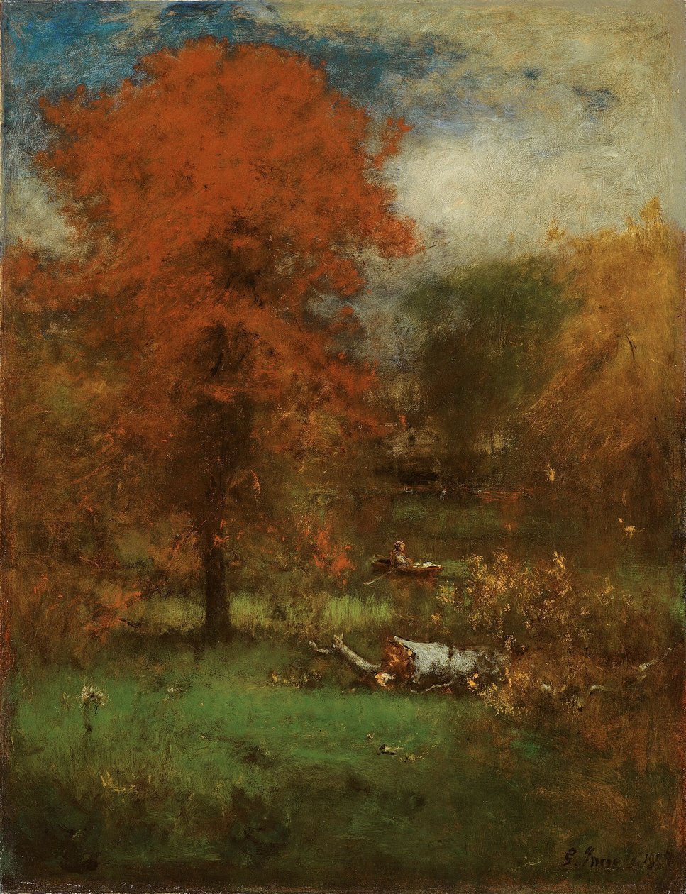 De Molenvijver door George Inness