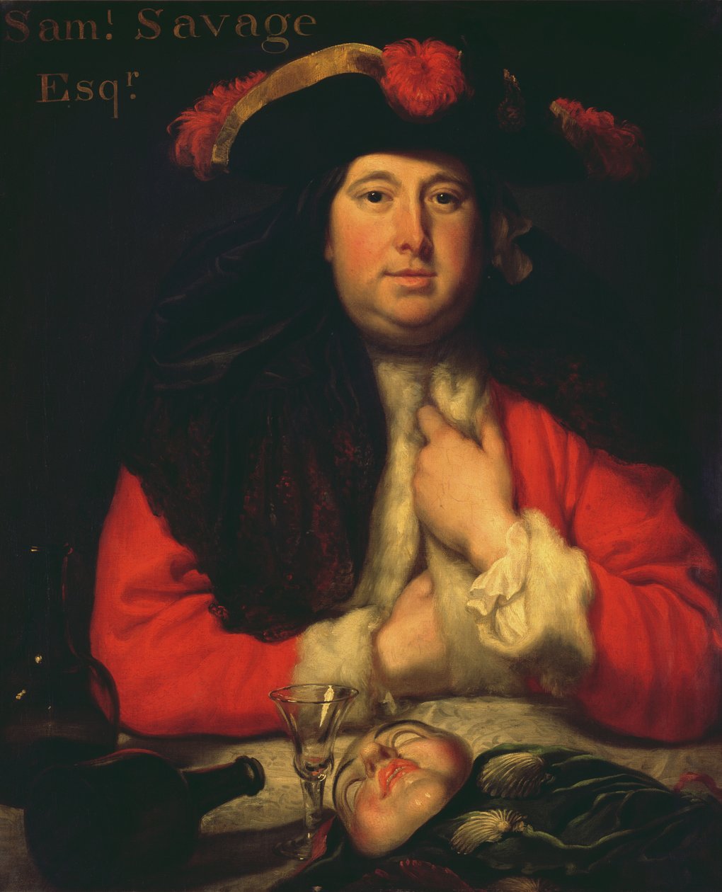 Samuel Savage Esq. door George Knapton