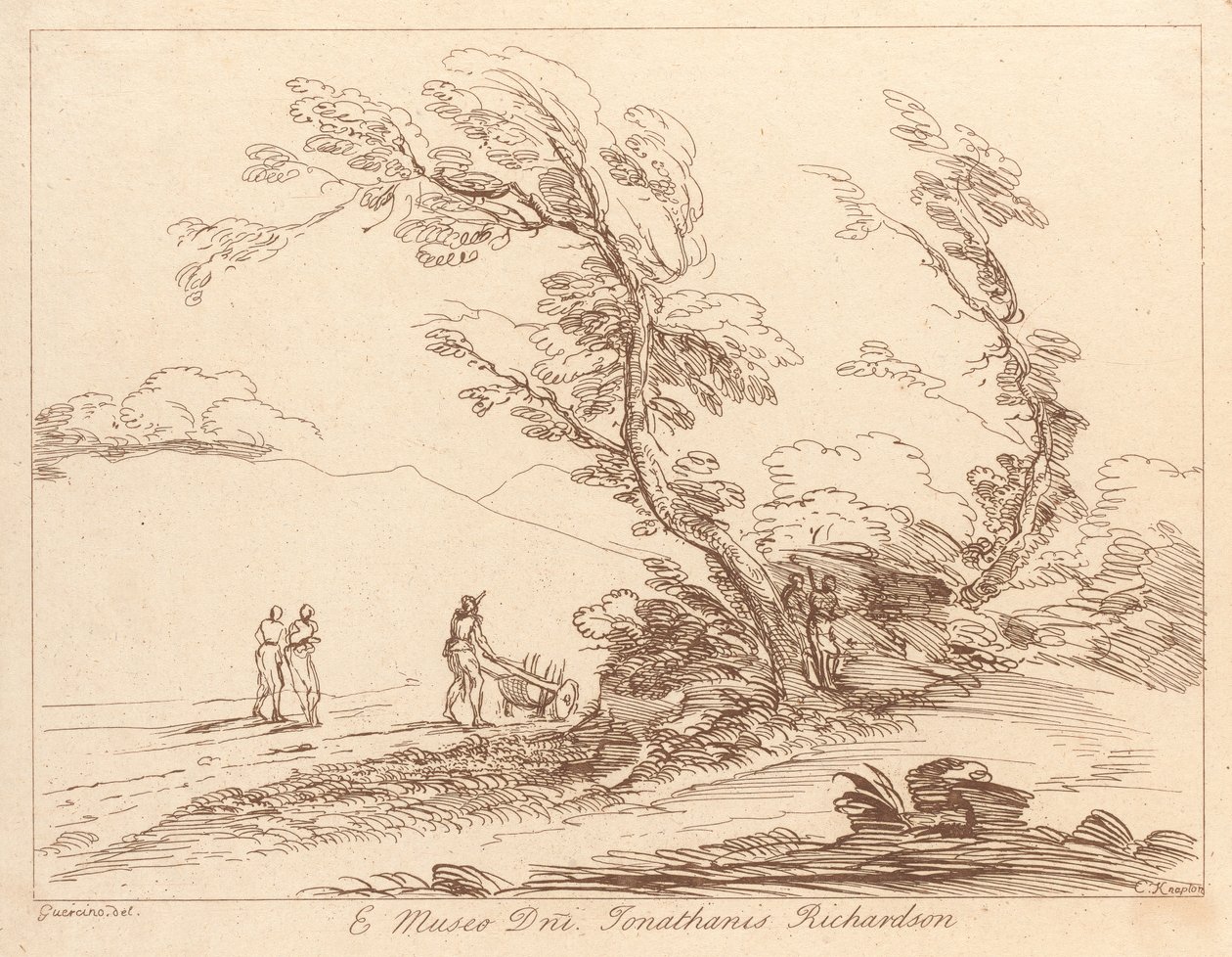 Zonder Titel: Landschap door George Knapton