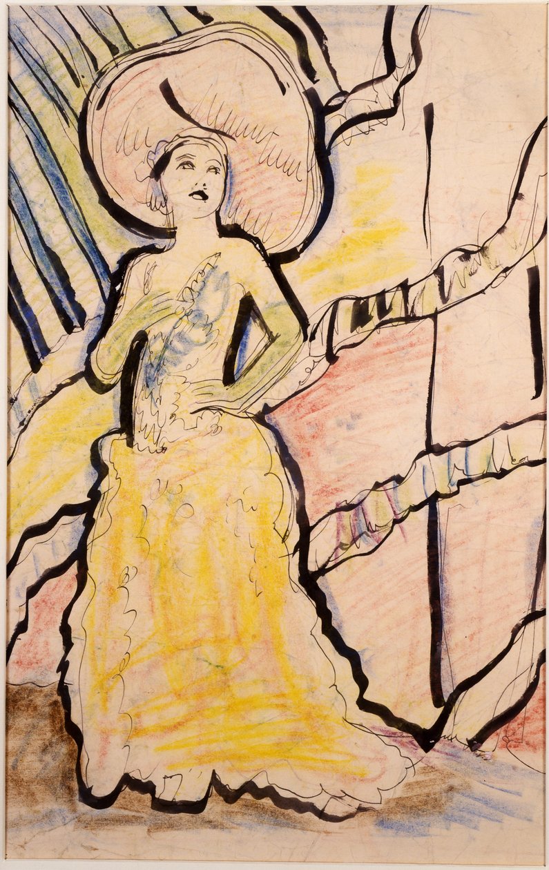 Mabel Couper door George Leslie Hunter