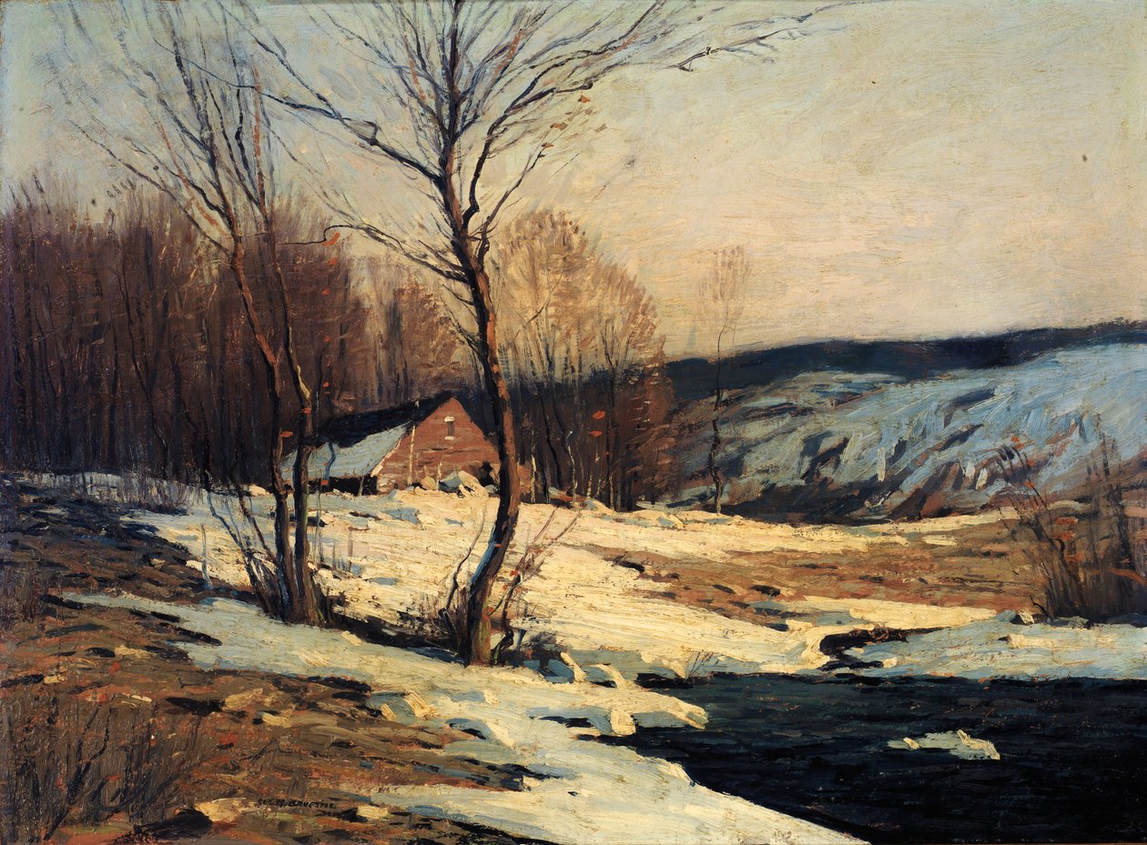 Late namiddag, ca. 1901 door George M. Bruestle