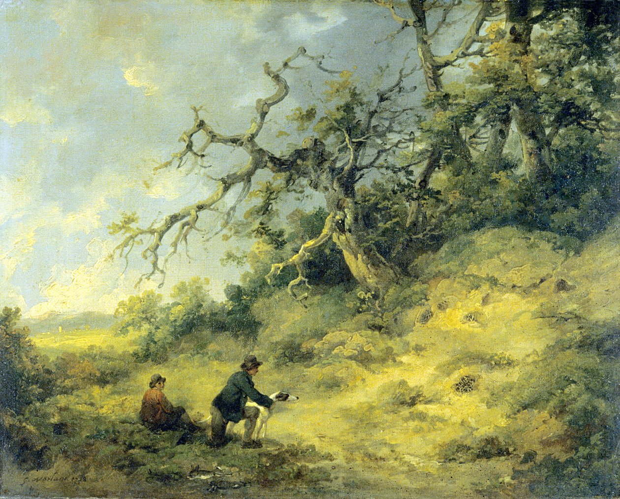 Bunzingvangen door George Morland