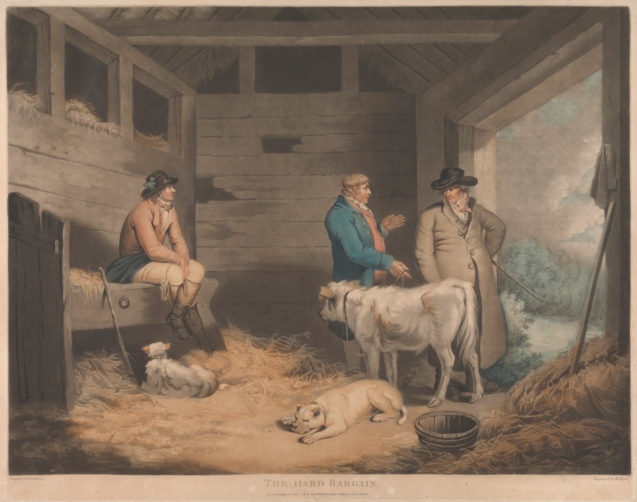 De Moeilijke Onderhandeling door George Morland