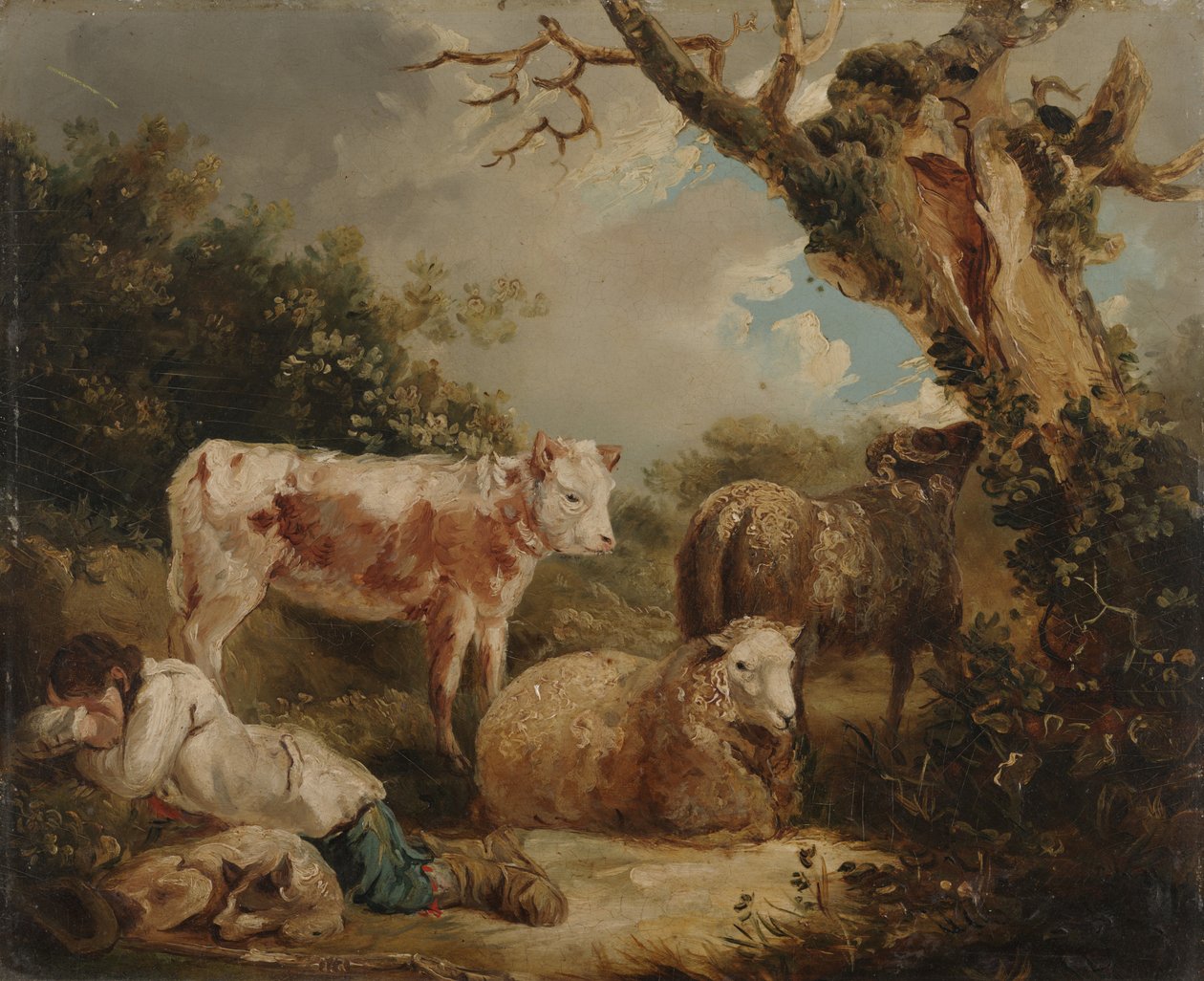 De Rust van de Herder door George Morland