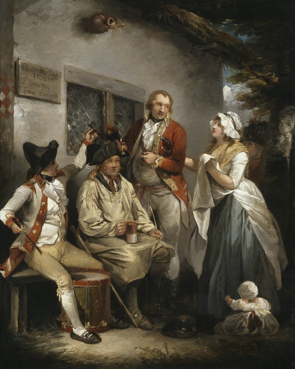 Trepanning van een Rekruut, c.1790 door George Morland