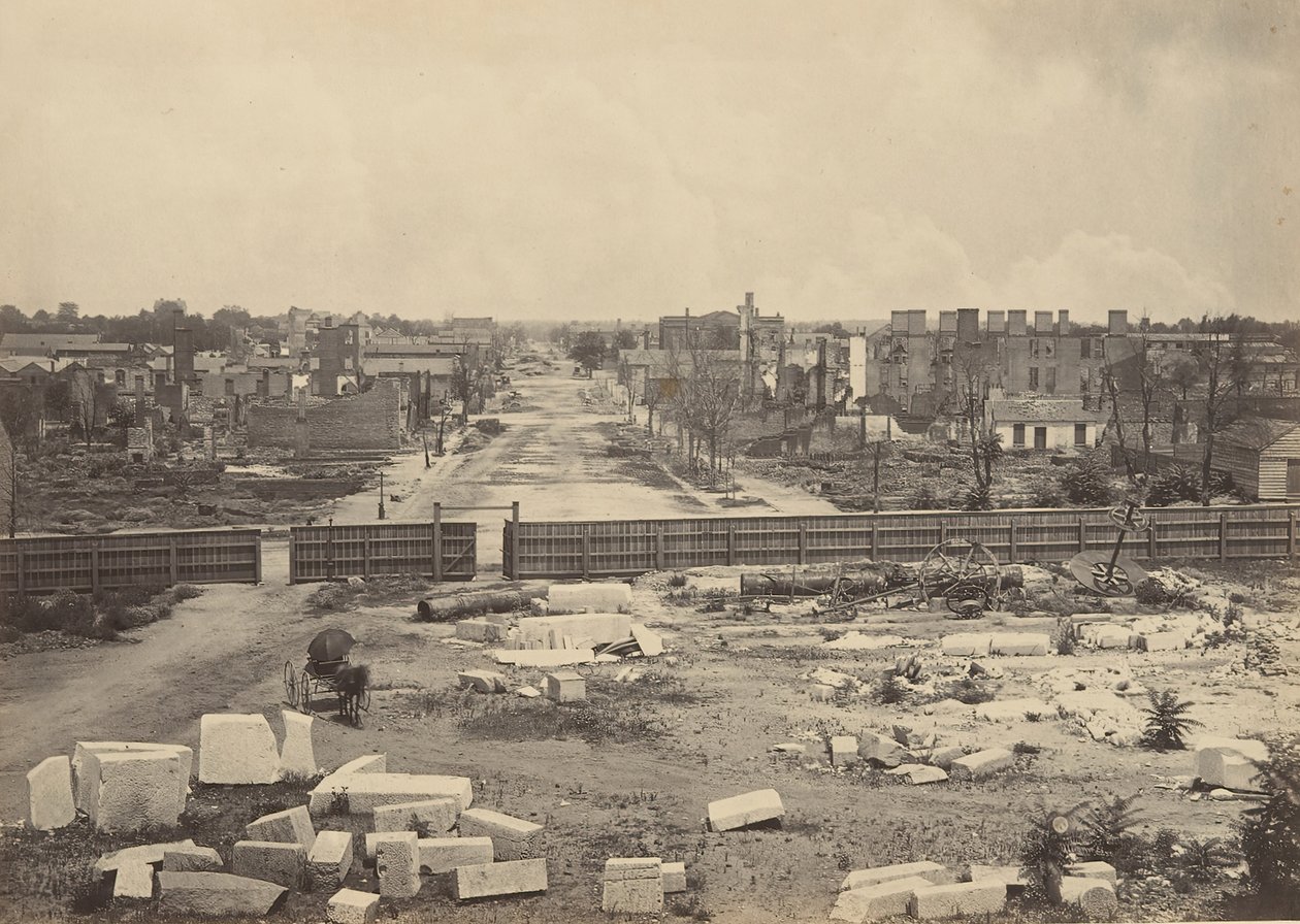 Columbia vanaf het Capitool, 1860s door George N. Barnard