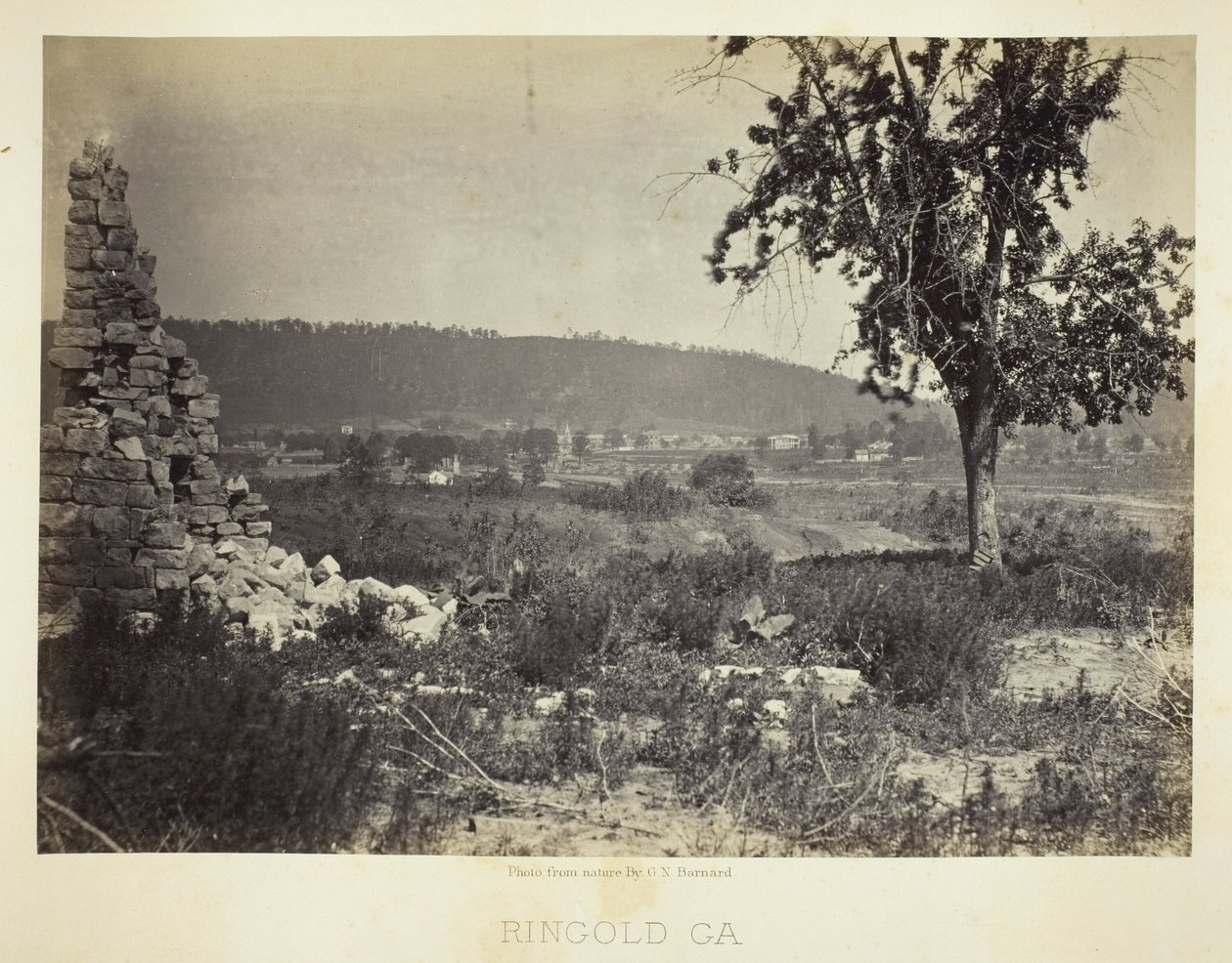 Ringold, GA door George N. Barnard