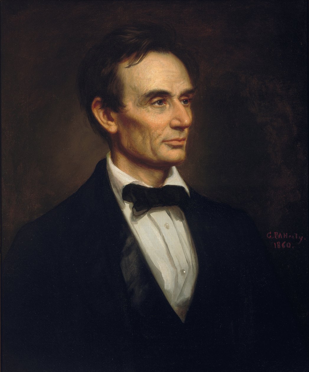 Abraham Lincoln, 1860 door George Peter Alexander Healy