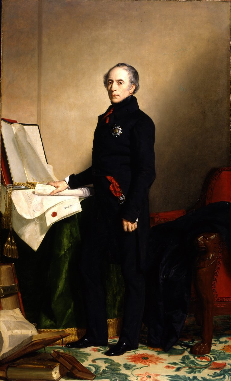 Francois Pierre Guillaume Guizot door George Peter Alexander Healy