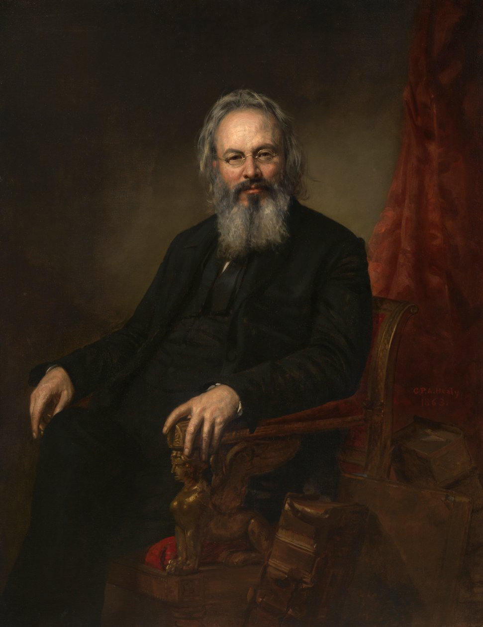 Orestes Brownson, 1863 door George Peter Alexander Healy