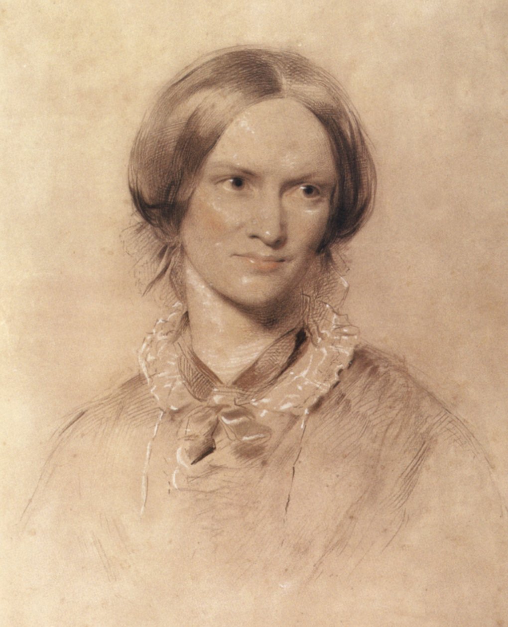 Charlotte Brontë door George Richmond