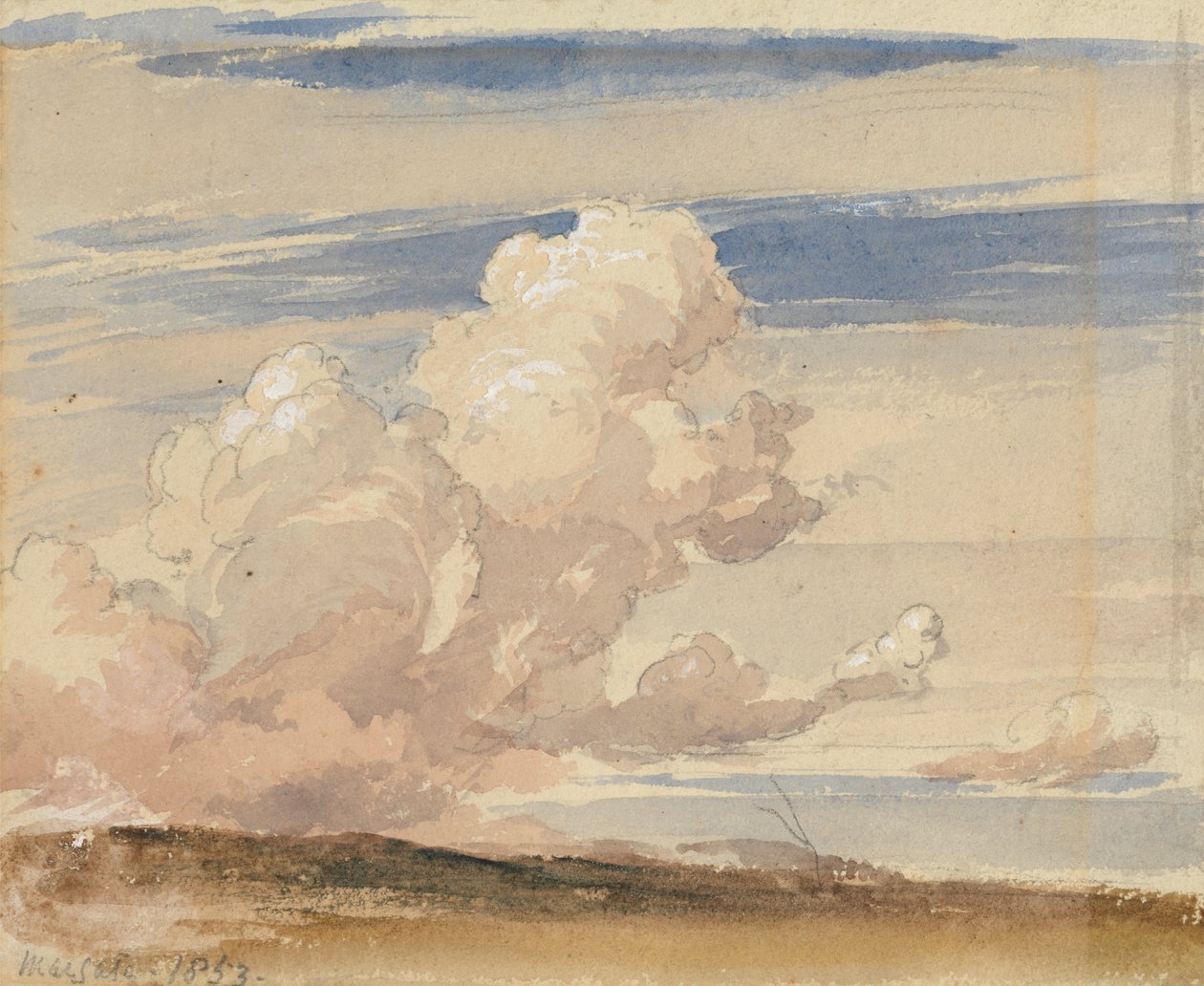 Margate, Grote Wolk door George Richmond
