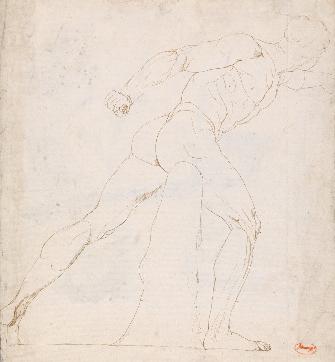Borghese gladiator door George Romney
